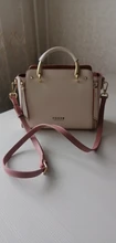 FOXER-Bolso de mano de cuero de vaca para mujer, bandolera elegante con asa superior, para viaje, 2021