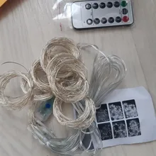 LED Garland Curtains Usb-Power-Fairy-Lights Christmas-Decoration Living-Control Remote