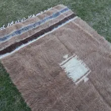 Декоративный ковер из козьей шерсти турецкие ковры Siirt одеяло 4'1'' x 6'2''