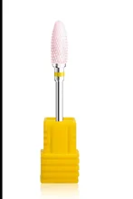 Broca de clavo de cerámica para manicura, taladro eléctrico giratorio, brocas de cortaúñas de carburo de tungsteno, cortador de fresado de manicura