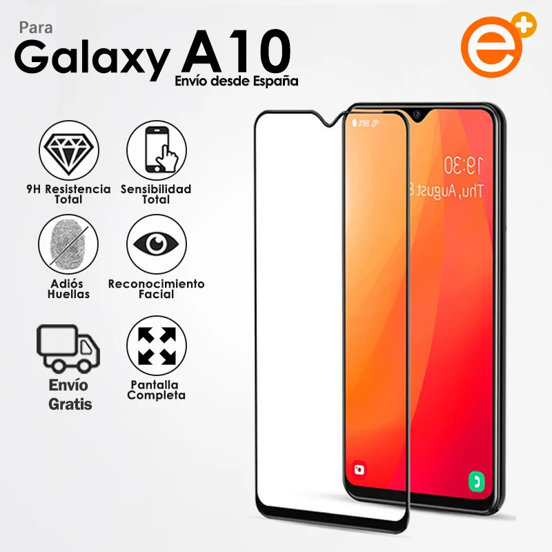 Protezione Pantalla De Cristal Templado Completa Para Samsung A10 Protección De Vidrio De Seguridad Para Smartphone E-Plus