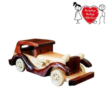 

Angemiel Gift Nostalgic Handmade Wooden Car