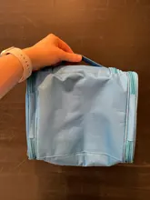 Neceser de viaje de nailon impermeable Unisex, bolsa de cosméticos para mujer, bolsas para maquillaje de viaje colgantes, Kits de aseo y de higiene