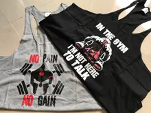 Marca de ropa de gimnasio de culturismo larguero camiseta sin mangas de Fitness para hombre chaleco muscular verano sólido Top de tirantes de algodón Top hombres camiseta