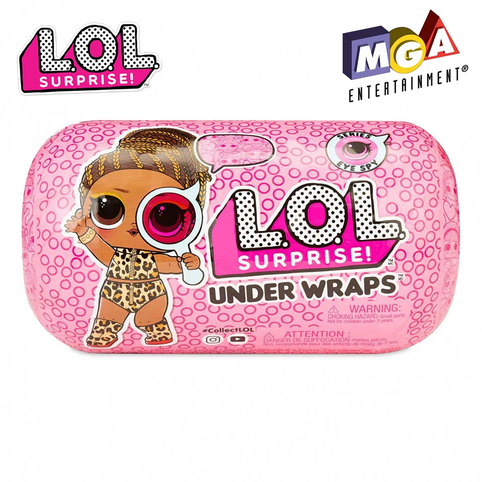 Капсула Кукла LOL Surprise Under Wraps Eye Spy Series 2 Wave 4 серия волна Декодер (оригинал)|Игровые