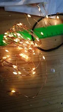 Strip-Light Garland Battery Party-Decoration Led Fairy Cooper-Wire Holiday Wedding 3AA