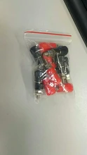 Amplifier Terminal Post Connector-Binding Jack-Mount Banana-Plug Black JS-910B 5-Red-5