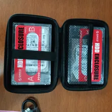 HDD Enclosure Case Stickers External-Hard-Drive-Case DIY Transparent SATA USB3.0 7-9.5mm