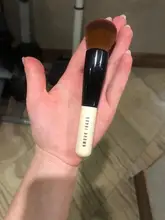 Makeup-Brush Powder Blush Wood-Handle Bristle Round Full-Coverage Soft Dense