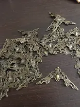 Brackets Notebook-Cover Decorative-Protector Furniture Photo-Frame Angle-Corner Metal