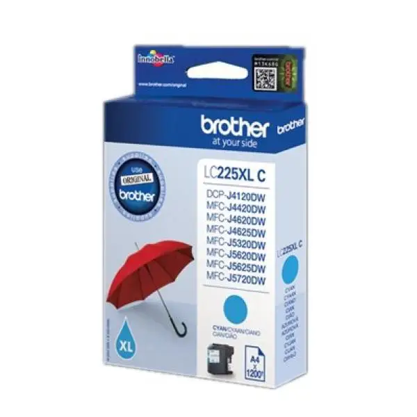 Оригинальный чернильный картридж Brother LC225XLCBPP Cyan | Компьютеры и офис