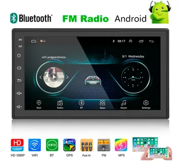 

Car radio 2 din 7 ''Android 8,1 IOS/Android mirror link touch screensaver with Bluetooth WIFI GPS FM support tailgate camera