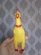 Hot Sell Screaming Chicken Pets Dog Toys Squeeze Squeaky Sound Funny Toy Safety Rubber