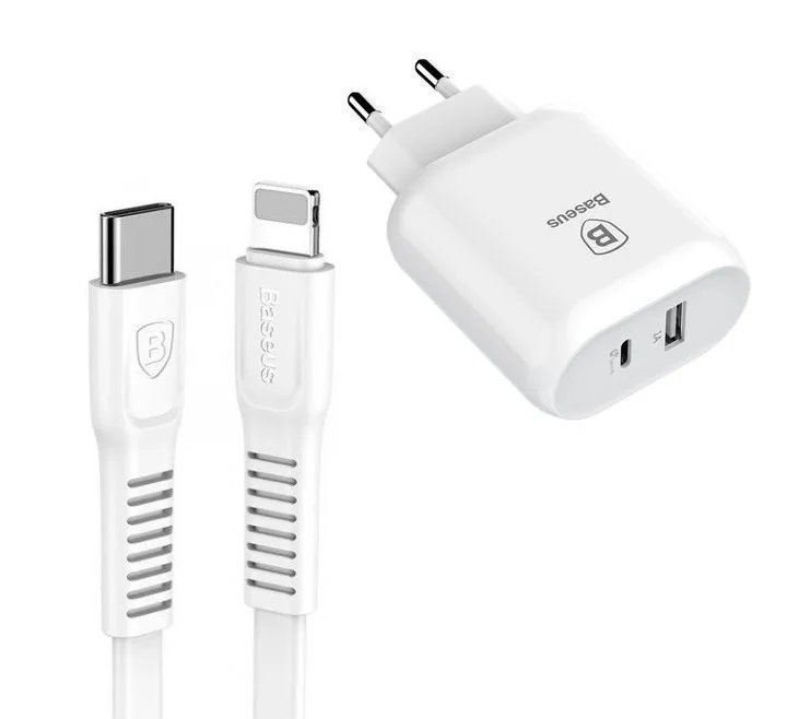 Зарядное устройтсво Baseus Usb Wall Charger USB-C TZTUN-BJ02(Белый