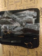 Hairdressing-Barber Scissors Cutting-Shears Hair-Style Thinning Professional Brainbow