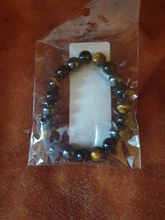 Magnético novedoso de ojo de tigre de hematita cuenta de piedra pulsera de pareja imán de cuidado de la salud de las mujeres de los hombres a la pérdida de peso de la joyería