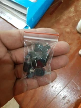 Mini interruptor de botón de encendido y APAGADO para linterna eléctrica, CC 30V 1A, color negro, 10 Uds.