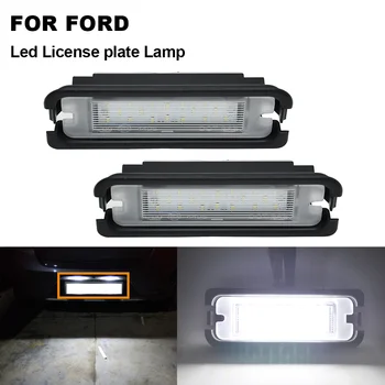 

2PCS LED License Plate Number Lamp Signal Lights For Ford Mustang 2015 2016 2017 2018 2019