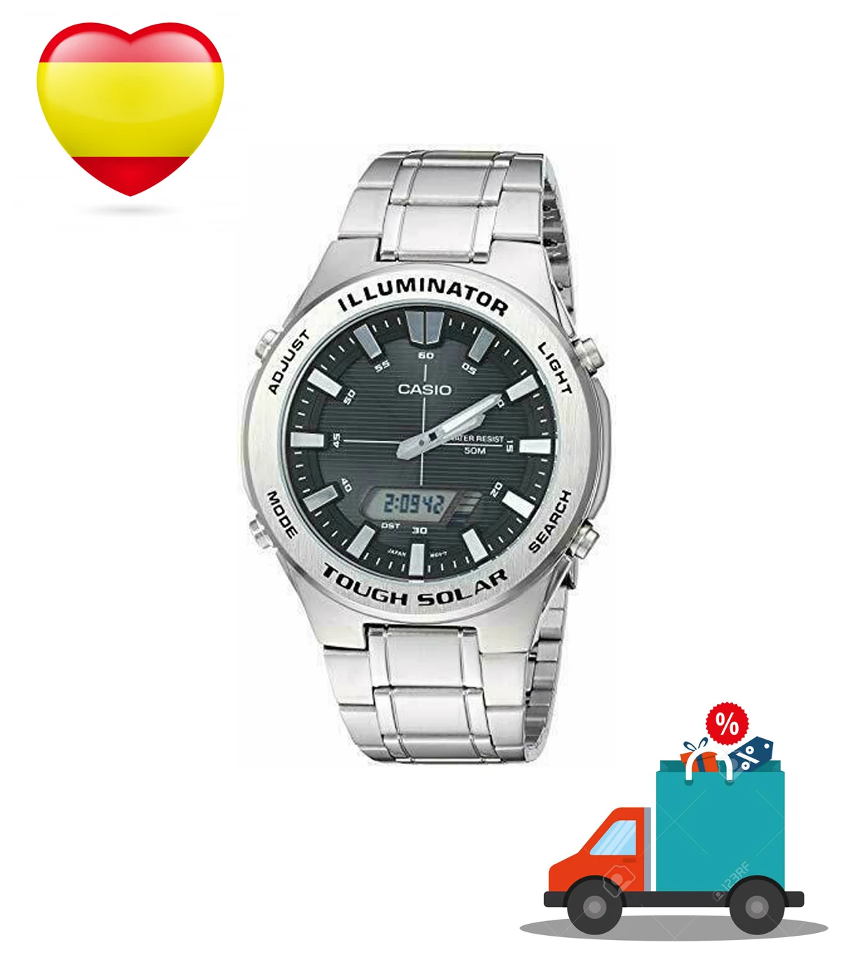 Casio TOUGH SOLAR AMW-S850D-1AV 