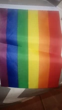 Flags Rainbow-Flag Homosexuality Pride Parade Peace Lesbian Gay Polyester Stripe Men