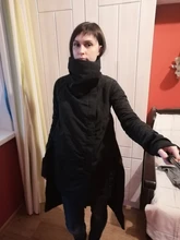 Coat Jacket Cotton-Padded EAM Woman New-Fashion Long-Type Winter Black Stand Lead Regular