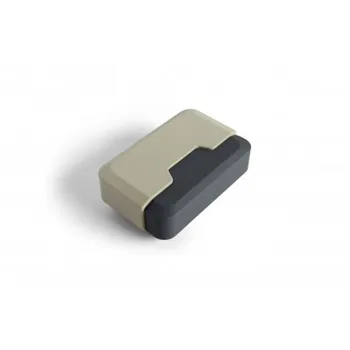 

Box with 10 door stops model adhesive TECHNO, made of plastic, finish cream and rectangular design