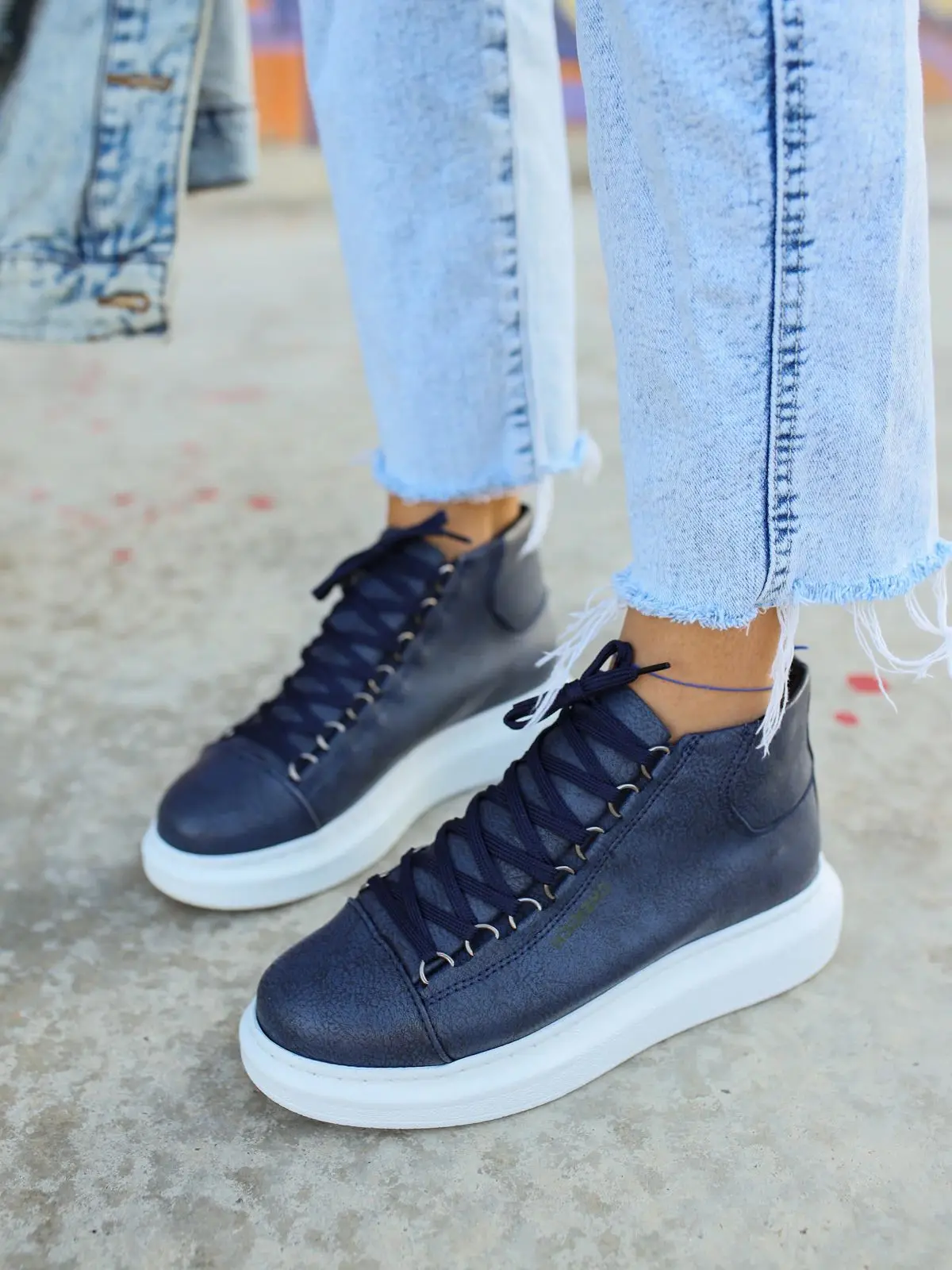 Chekich Black Color Lace-Up Dark Outsole Womens Girls Shoes  Eco-Friendly Vegan Artificial Leather Odorless Classic Elite CH258