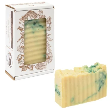 

Jurassic spa soap natural solid. Каннабикум, sandalwood, menthol and herbs