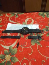 Correa de silicona para reloj de hombre, correa de goma de buceo deportiva negra de 18, 20 y 22mm, hebilla de acero inoxidable plateada para Casio