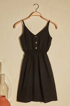 

Trendyol Button Detail Halter Dress TWOSS20EL2991