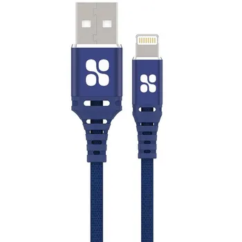 

USB cable lightning MFI promate nervelink-i2 (2m) Blue