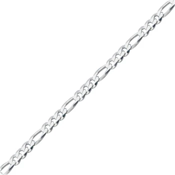 

Silver 925 Sterling 60 Micron Figaro Chain Necklace