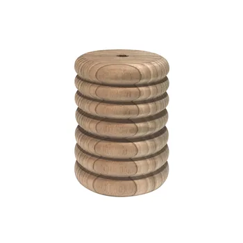 

Wooden case decorated with bands for caps E27