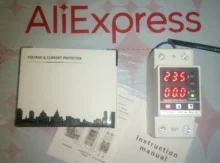 Over-Current-Protection Over-Under-Voltage-Relay Din Rail 63A Surge Adjustable Digital