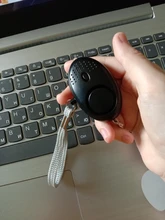 Alarma de autodefensa de 120dB, alerta de protección de seguridad, llavero de alarma de emergencia fuerte, seguridad Personal para mujeres, niños y niñas mayores