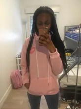 Sweatshirts Hooded Long-Sleeve Printed Female Thick Cute Cartoon Back Velvet