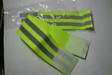 Bandas reflectantes elásticas para brazo, pierna y correas de tobillo, reflectantes de seguridad, cintas de correa para correr por la noche, caminar y ciclismo