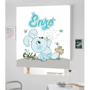 

Blind Iroa customizable Digital Infant Rabbit Toddler ROLLER BLINDS TRANSLUCENT PERSONALIZED WITH NAME! (100X170)