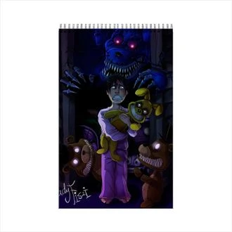 Caderno 5 noites com freddie cinco noites no freddy & #039;s fnaf,  animatronics n° 17, a4 - AliExpress