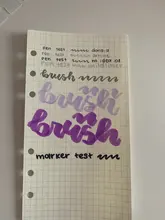 Cuaderno transparente de hojas sueltas de varios tamaños, carpeta de notas, diario, cubierta de núcleo interno, suministros de papelería de oficina, tamaño A7, A6 y A5