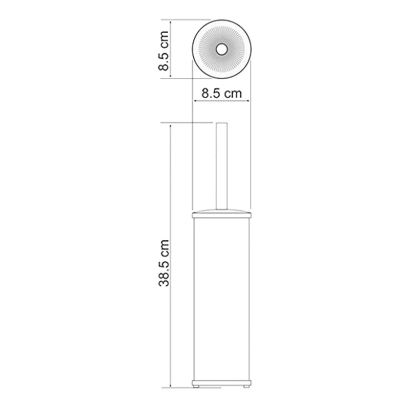 Ёршик WasserKRAFT K-1047 (Металл, покрытие \