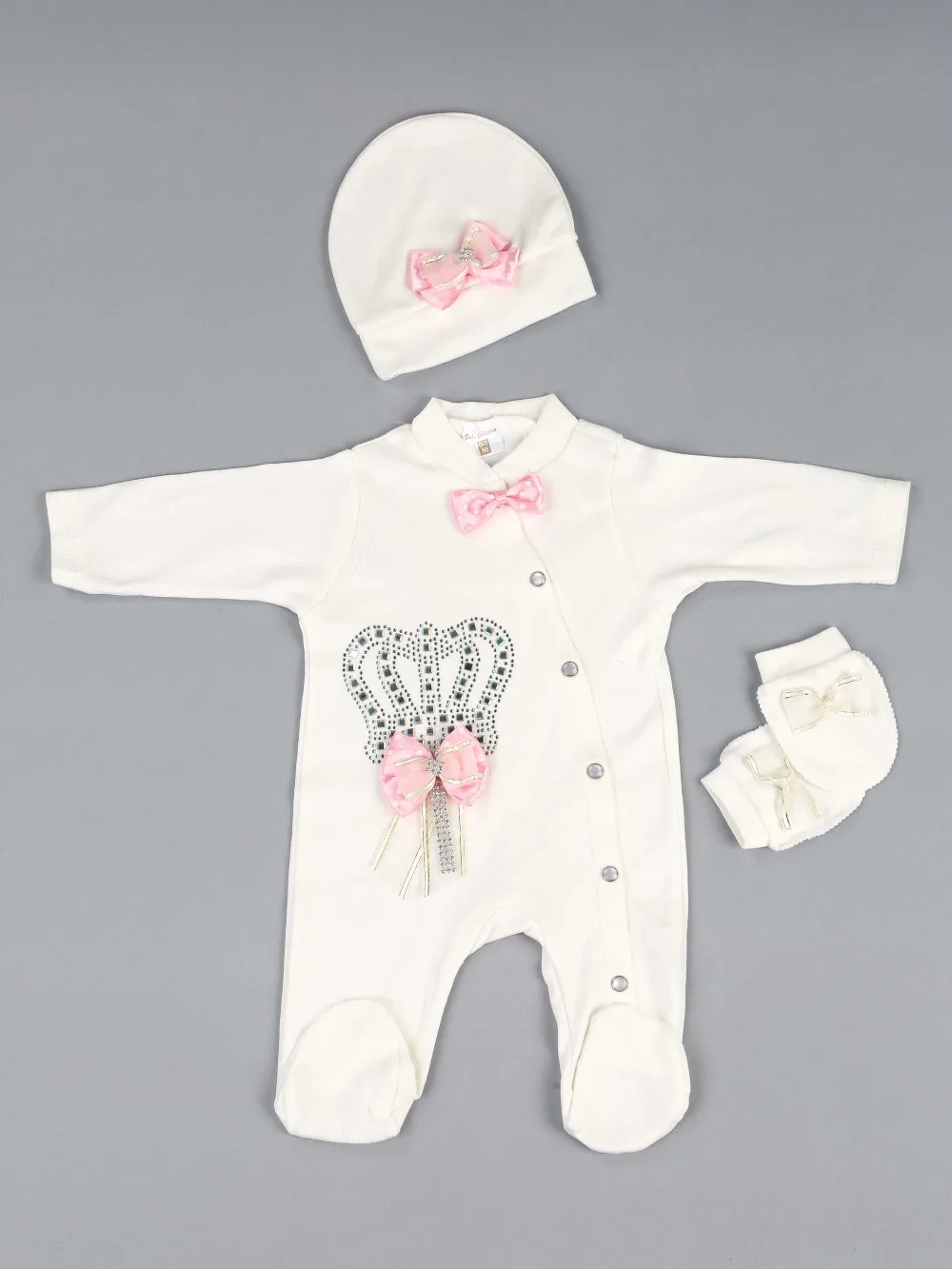 Baby rompers girls boys newborn clothes 3 pcs set cotton soft antiallergic fabric for newborn babies of kinds clothing