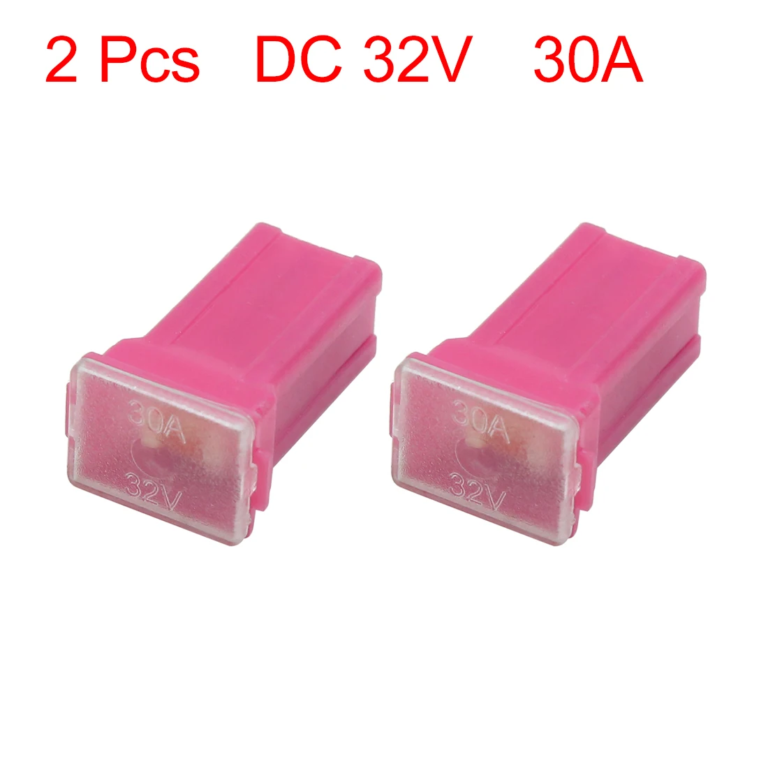 uxcell Automotive Mini Cartridge Fuse 32V 30A Female Terminal for Car