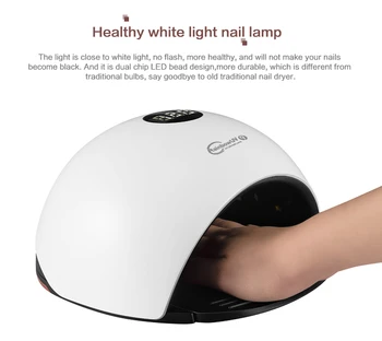 

Free Shipping 36W LED Nail Dryer Auto Sensor Portable UV Lamp For Drying Low Heat Model Double Power Manicure Nail Led Lamp