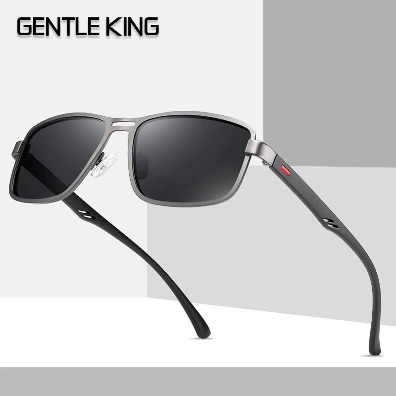 

GENTLE KING Fashion Brands Polarized Sunglasses Men Business Classic High Quality Sunglasses Block Driving Glare UV400 Goggle