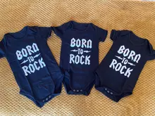 Body de algodón de manga corta para bebé recién nacido, ropa bonita para bebé, mono, traje infantil, Body de bebé Rock de 0 a 18 meses