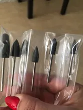 ERUIKA 6 unids/set de goma del taladro del clavo de fresado para manicura poco Flexible pulidora máquina Archivo de clavo eléctrico herramientas de arte