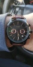 LIGE-relojes deportivos militares para hombre, de cuero, resistente al agua, de pulsera de cuarzo, con caja