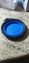 Cuenco plegable de silicona para perros, cuencos de viaje para mascotas, alimentación de agua, sin BPA, taza plegable con mosquetón