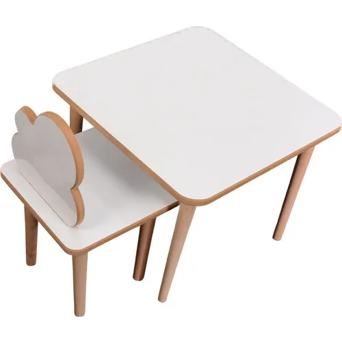 Makeart Baby Summer-Clear Surface Child Play and Activity Table Chair + Pencil Eraser |